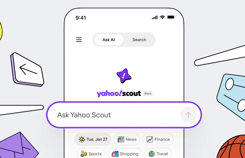 Yahoo lança buscador por IA bonito e amigável