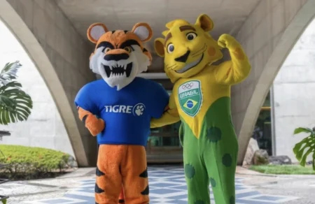 Tigre fecha patrocínio de 3 anos com o Comitê Olímpico do Brasil 127. tigre patrocinio comite olimpico brasil