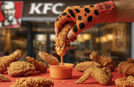 138. kfc cheetos luvas cheddar frango