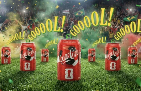 Coca-Cola lança latas que gritam gol para a Copa do mundo de 2026 151. coca cola latas gritam gol copa 2026