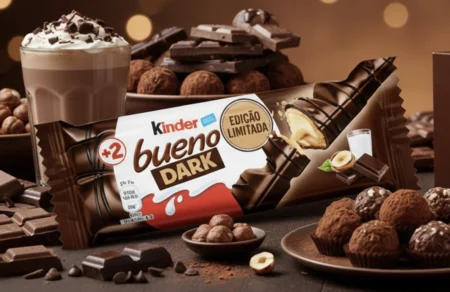Kinder Bueno Dark chega ao Brasil em edição limitada para a Páscoa 201. kinder bueno dark