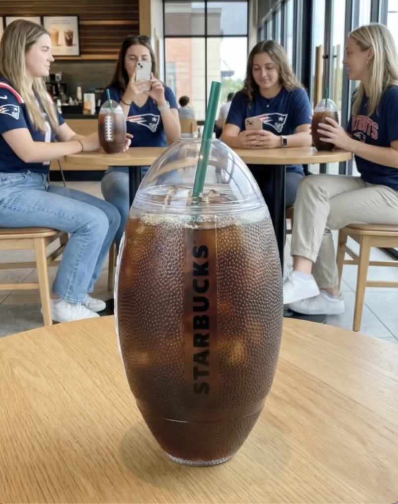 Como a Starbucks se infiltrou dentro do Super Bowl LX 2026 4 Captura de Tela 2026 02 11 as 22.30.02 1