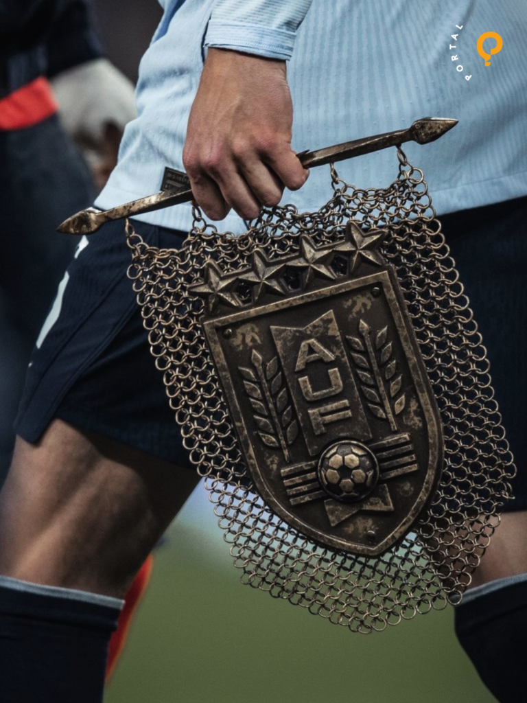 Nike faz flâmula da Seleção Uruguaia em formato de escudo 4 04 2