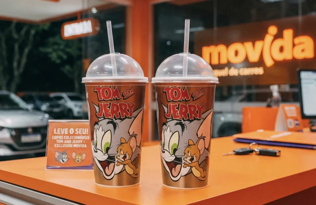 Movida e Tom & Jerry: Marca lança campanha copos colecionáveis 249. movida tom jerry