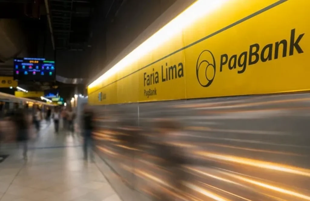 PagBank agora tem o naming rights da Estação Faria Lima PagBank agora tem o naming rights da Estação Faria Lima