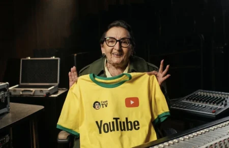 Tania Maria estrela comercial da CazéTV e YouTube para Copa 2026 300. tania maria cazetv youtube copa