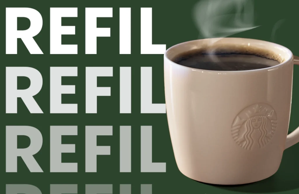 324. starbucks refil cafe coado