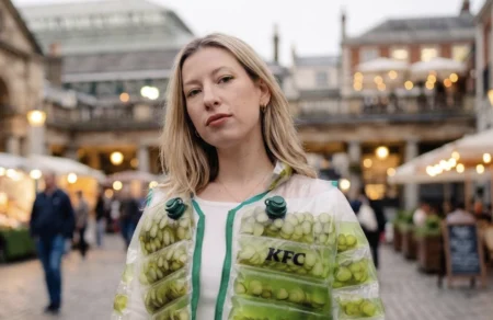 KFC lança jaqueta recheada de pickles no Reino Unido 333. kfc pickle mania