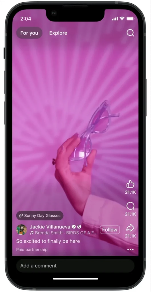 Shopee Instagram Reels product link creator shopping Brazil 2026