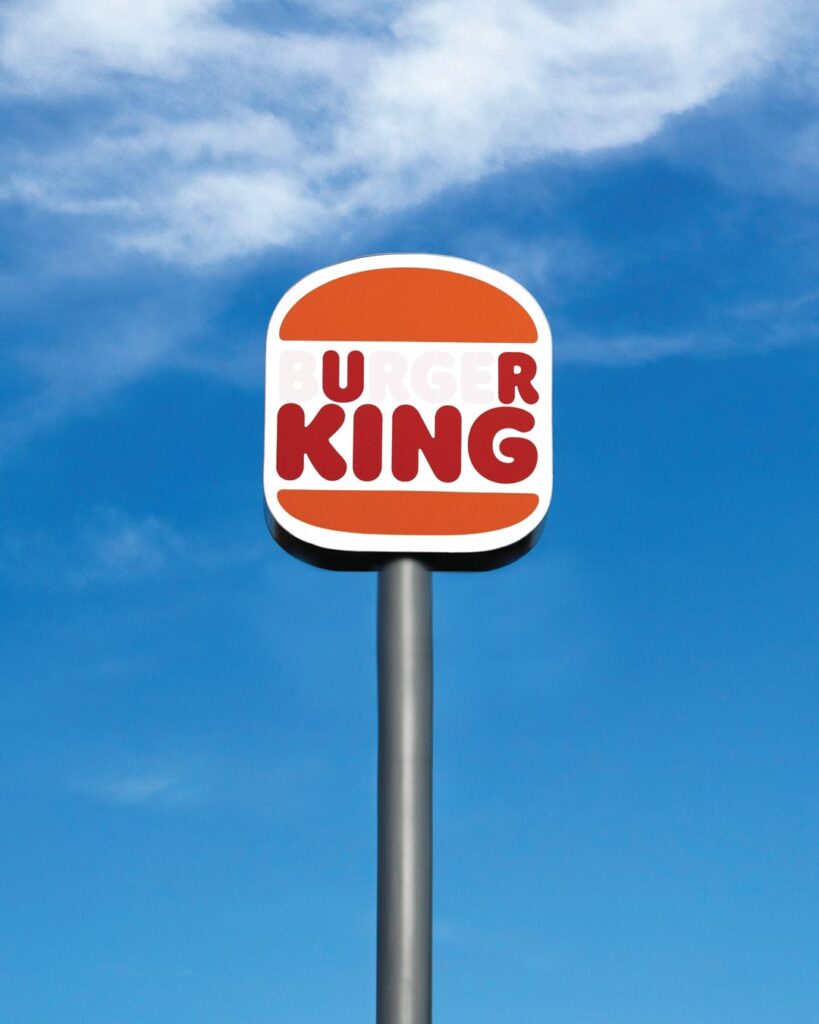 burger king letreiro