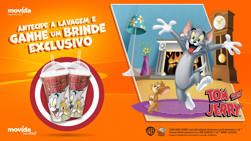 Movida e Tom & Jerry: Marca lança campanha copos colecionáveis 1 movida tom jerry 2