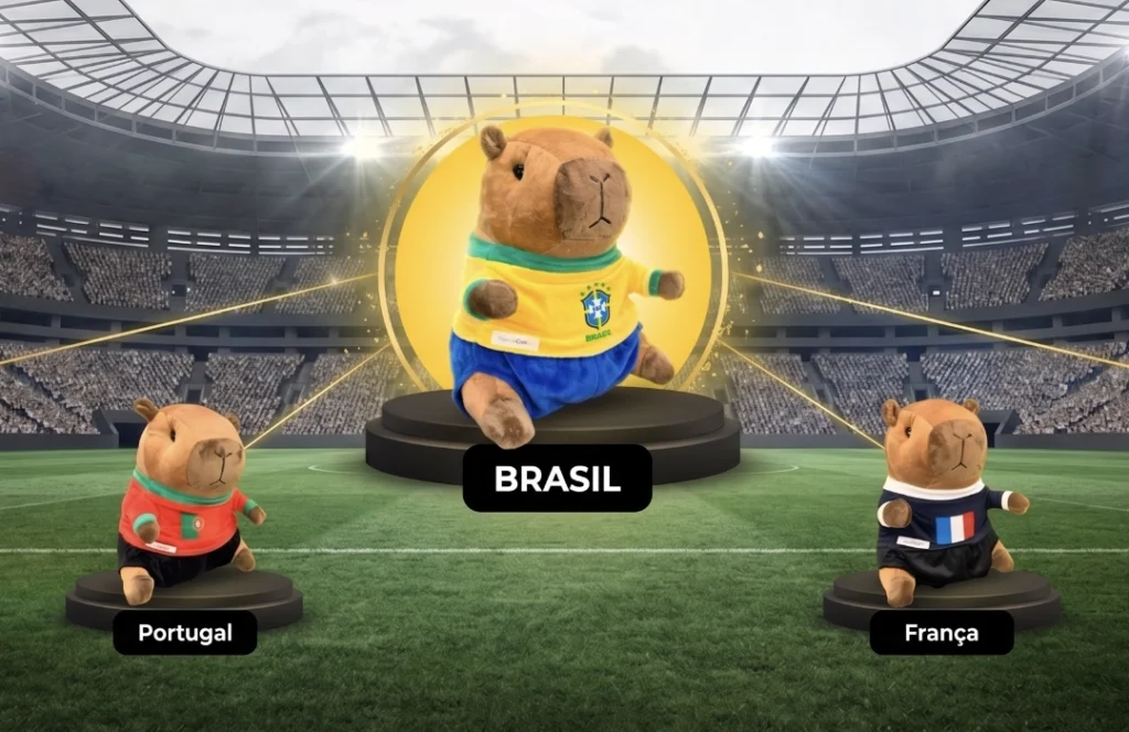 25. capivaras colecionaveis copa 2026