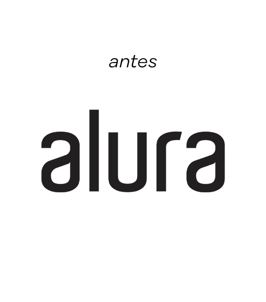Alura aposta em rebranding e coloca o dev no centro da era da IA 1 Alura Antes 1