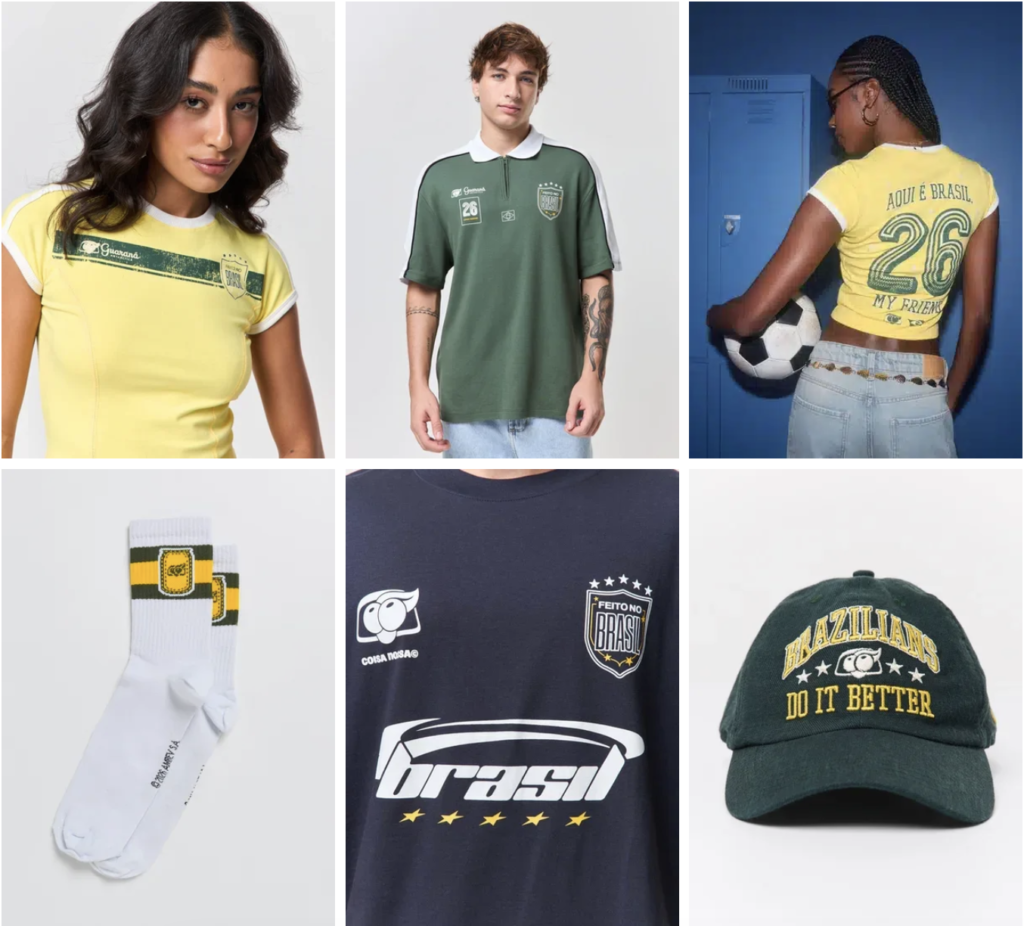 Guaraná Antarctica e YouCom fazem collab para Copa 2026 1 Guaraná Antarctica e YouCom lançam coleção de moda para a Copa 2026 com peças Y2K, streetwear e identidade brasileira.