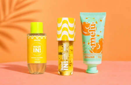 Melu transforma sobremesa em autocuidado Melu lança Pistachill e Made In Banana, 2 linhas gourmand com fragrâncias irresistíveis para o autocuidado.