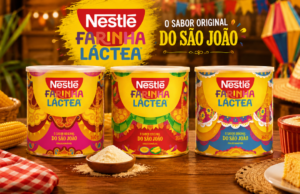 Farinha Láctea Nestlé lança embalagens colecionáveis de São João criadas pela Futurebrand e o ilustrador Ayrton Pipo. Disponíveis em 3 tamanhos.