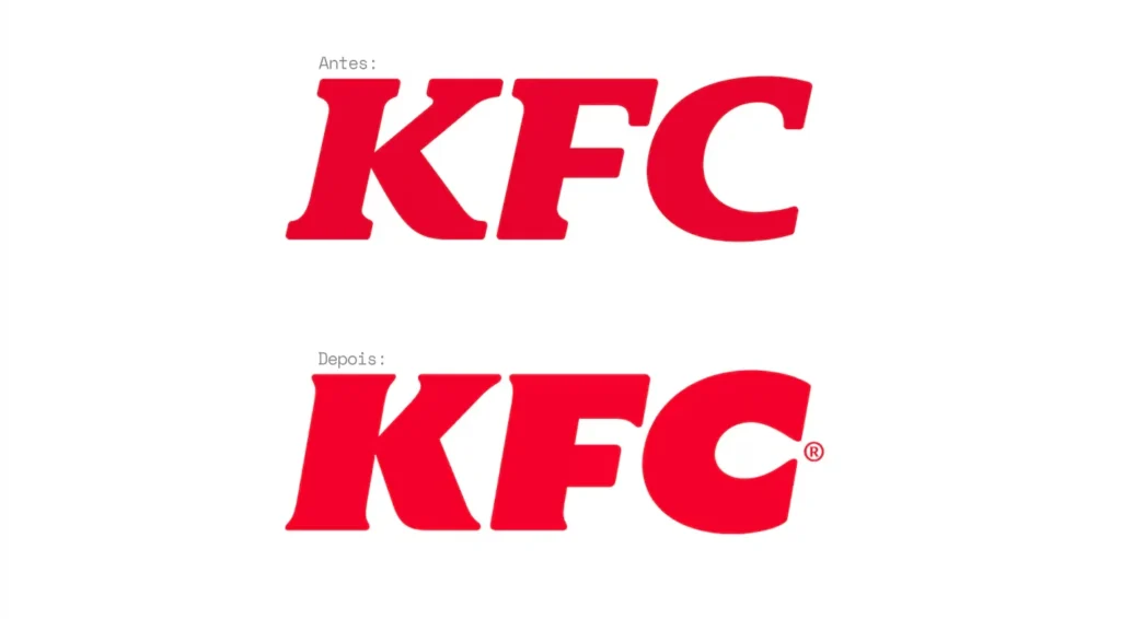 KFC apresenta novo logo, embalagens e lojas em rebranding global focado no público jovem.