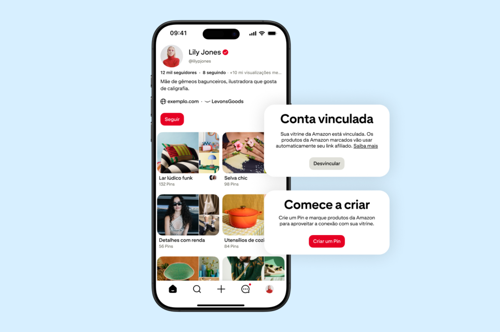 Pinterest Conecta 631 Milhões de Usuários à Amazon Storefront 1 pinterest integra amazon storefront criadores meio