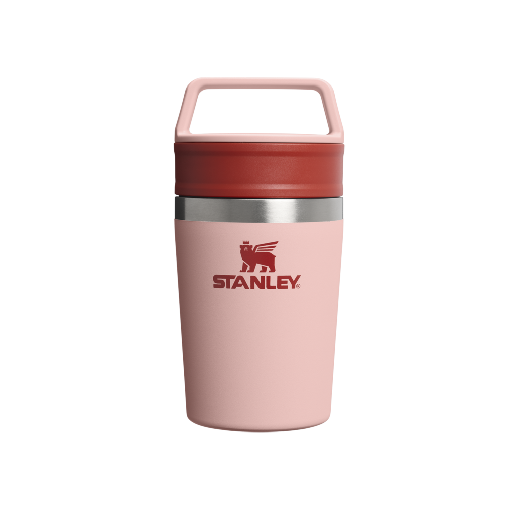 TheCafe To GoTravelMug8OZ PeachRose Front 2