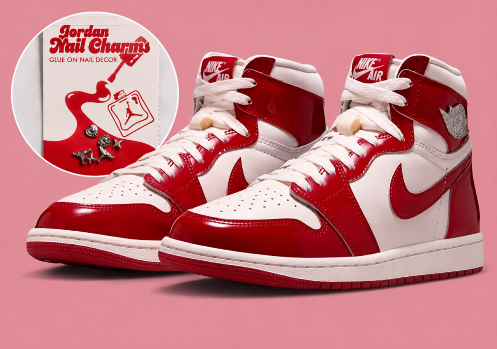 Air Jordan 1 chega com 5 pingentes para decorar unhas Air Jordan 1 ganha versão feminina com kit exclusivo de 5 pingentes de unha e chega às lojas em 2 de setembro.