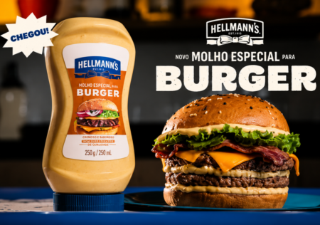 Hellmann's lança Molho para Burger com campanha de teste às cegas e aposta na expansão da categoria de molhos no Brasil.