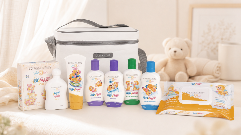 Giovanna Baby troca visual por tons de dourado e oliva 2 Giovanna Baby renova identidade visual com tons de dourado e oliva, acompanhando expansão da distribuição e novos lançamentos em 2026.