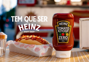 Heinz lança campanha da DAVID para o Ketchup Zero, incentivando o consumidor a caprichar no molho sem culpa.