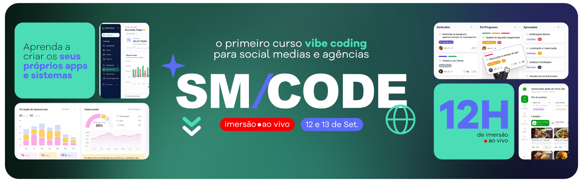 SM/CODE - imersao ao vivo 12 e 13 de Set