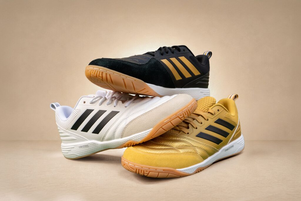 Adidas Quadra é 1º calçado da marca feito só para futsal 1 Adidas Quadra é o primeiro calçado que a adidas cria só para futsal, com Falcão e inspirado nas quadras que formaram craques.