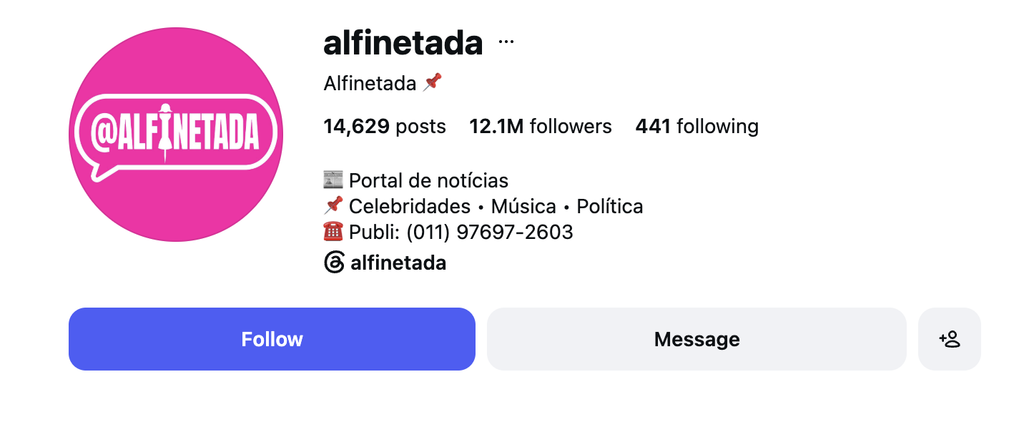 Alfinetada tem milhões de seguidores sem nunca mostrar quem a criou 1 alfinetada