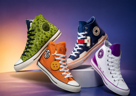 Converse lança no Brasil coleção Chuck 70 e Chuck Taylor inspirada em Dragon Ball Z, com Goku, Vegeta e Freeza.