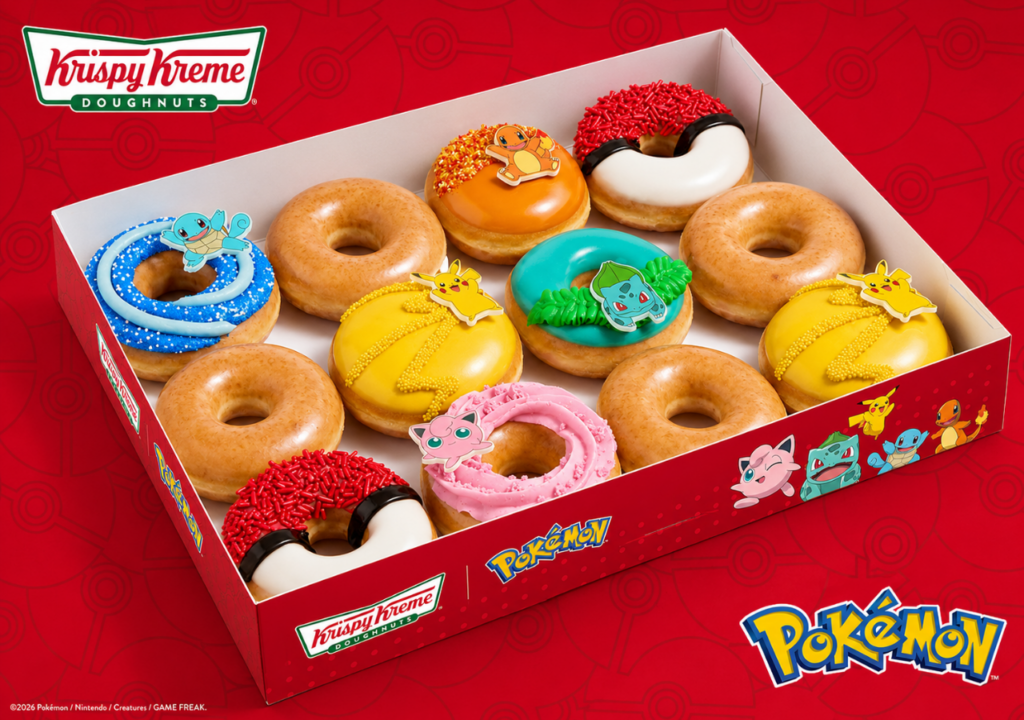Krispy Kreme lança donuts de Pokémon no Brasil 1 Krispy Kreme Pokémon lança seis donuts temáticos no Brasil com Pikachu, Charmander, Squirtle, Jigglypuff, Bulbassauro e Pokébola.