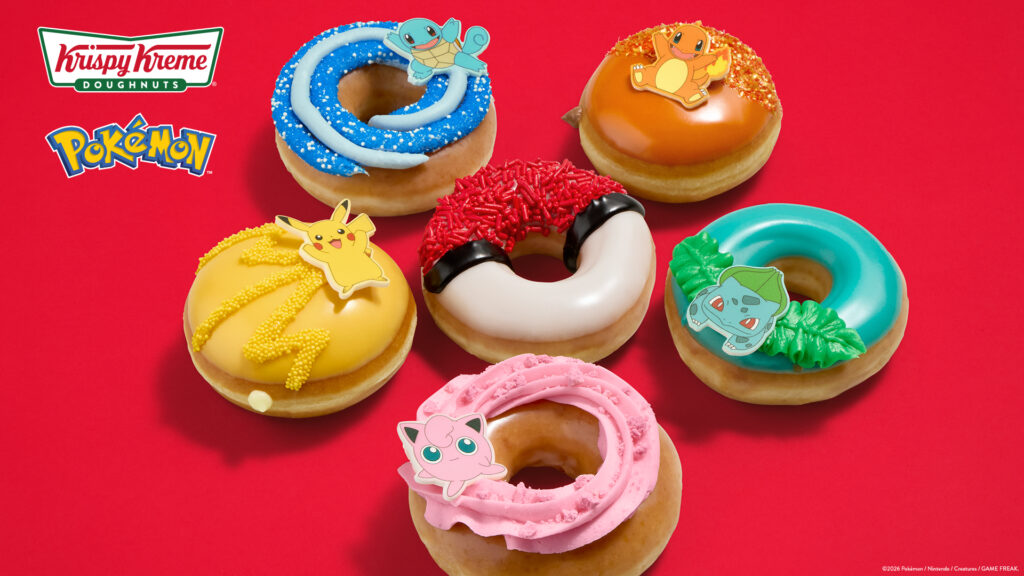 Krispy Kreme lança donuts de Pokémon no Brasil 2 Krispy Kreme Pokémon lança seis donuts temáticos no Brasil com Pikachu, Charmander, Squirtle, Jigglypuff, Bulbassauro e Pokébola.