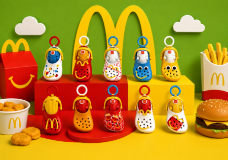McDonald’s lança 10 chaveiros de mini Crocs no McLanche Feliz McDonald's lança 10 mini Crocs colecionáveis no McLanche Feliz, em nova parceria com a Crocs disponível em todo o Brasil.