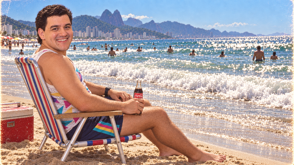 Trend Anos 80: Tutorial completo de como fazer 3 Anos 80 Praia