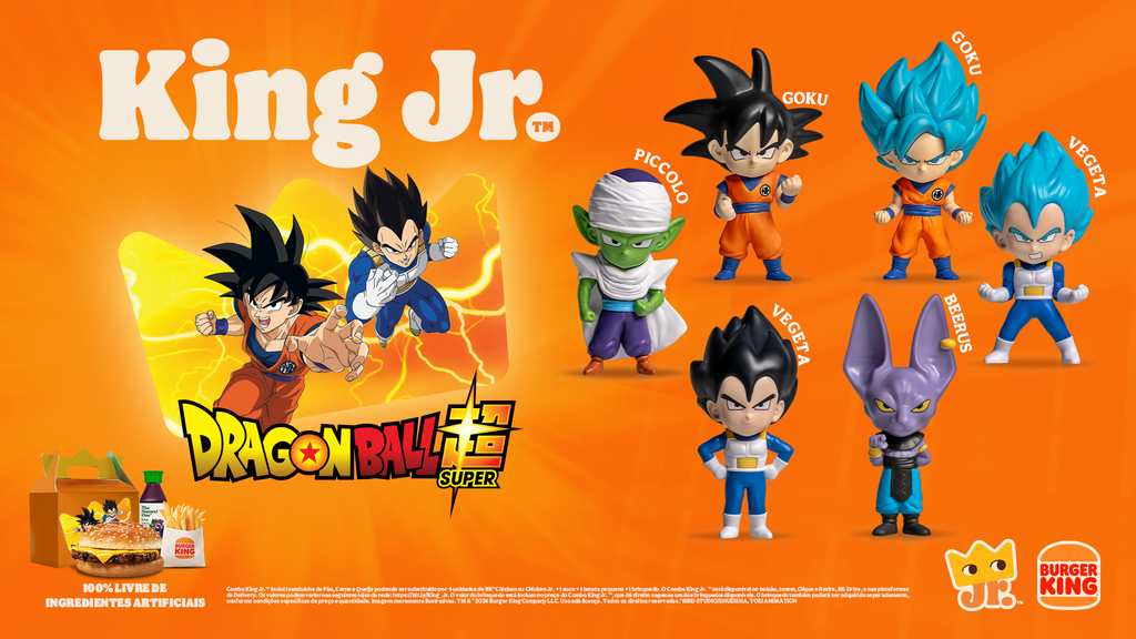 Burger King lança combo Dragon Ball com miniaturas 1 burger king dragon ball 2