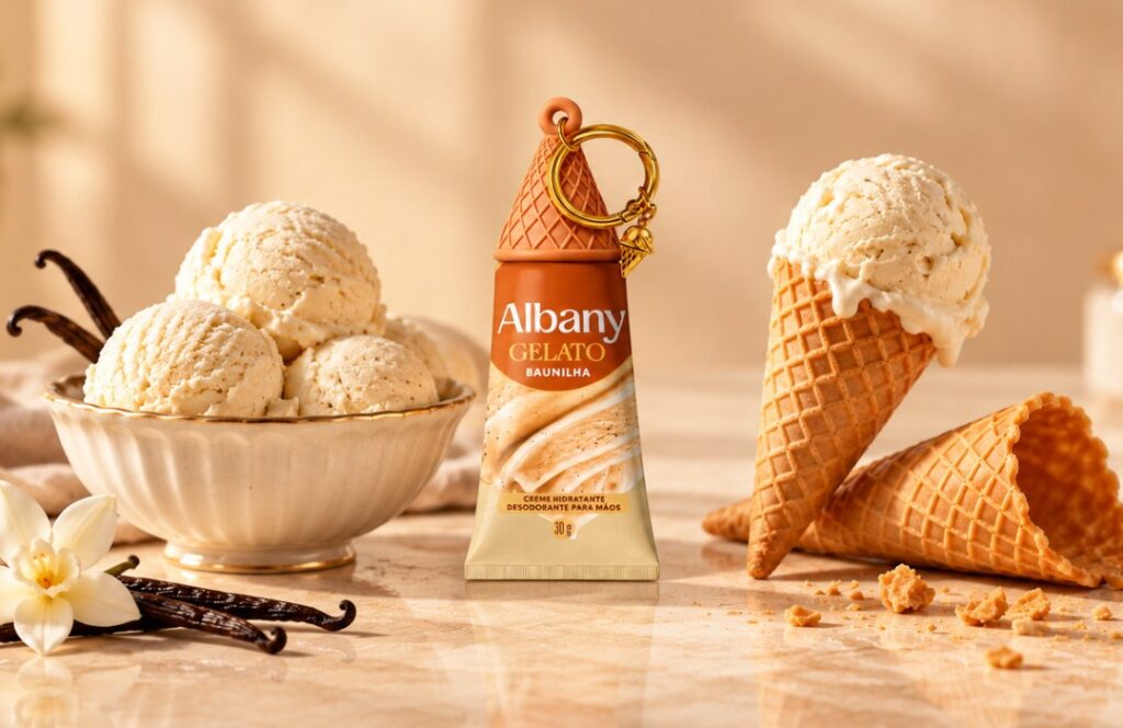 Albany expande linha Gelato com novos cremes para as mãos Albany expande linha Gelato com novos cremes para as mãos