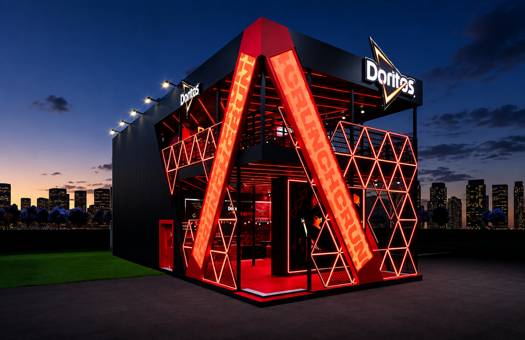Principais Brindes e Stands do Rock in Rio 2026 23 doritos stand rock in rio
