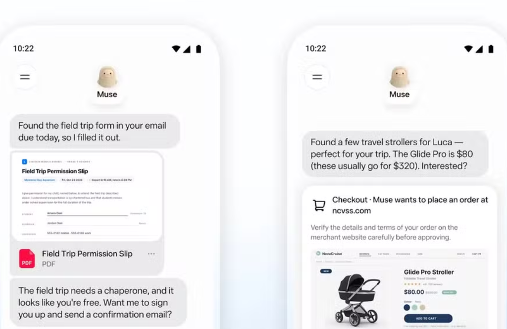 Meta Muse executa tarefas em aplicativos, trabalha em segundo plano e pede autorização antes de compras e envio de e-mails.