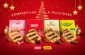 Panettone Sensação chega com duplo recheio de chocolate e morango. Linha da Nestlé também inclui Caribe, Alpino e Classic Trufado.