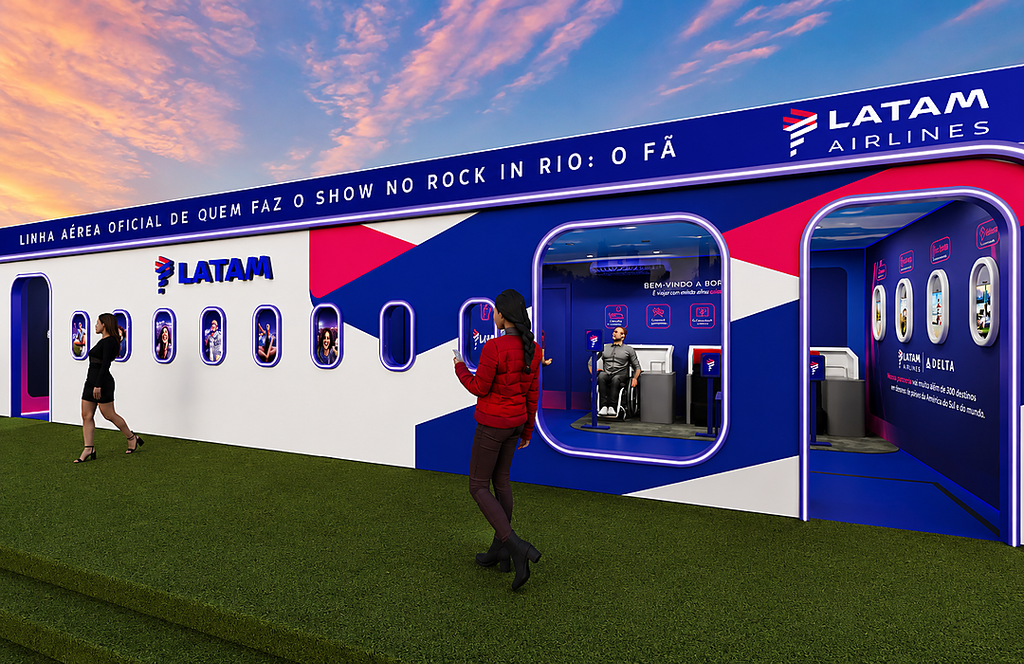 Principais Brindes e Stands do Rock in Rio 2026 33 stand latam rock in rio 2026 1080x700 1
