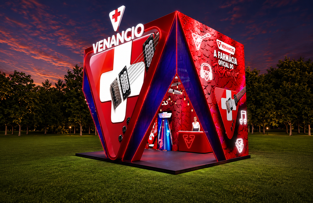Principais Brindes e Stands do Rock in Rio 2026 31 venancio rock in rio stand