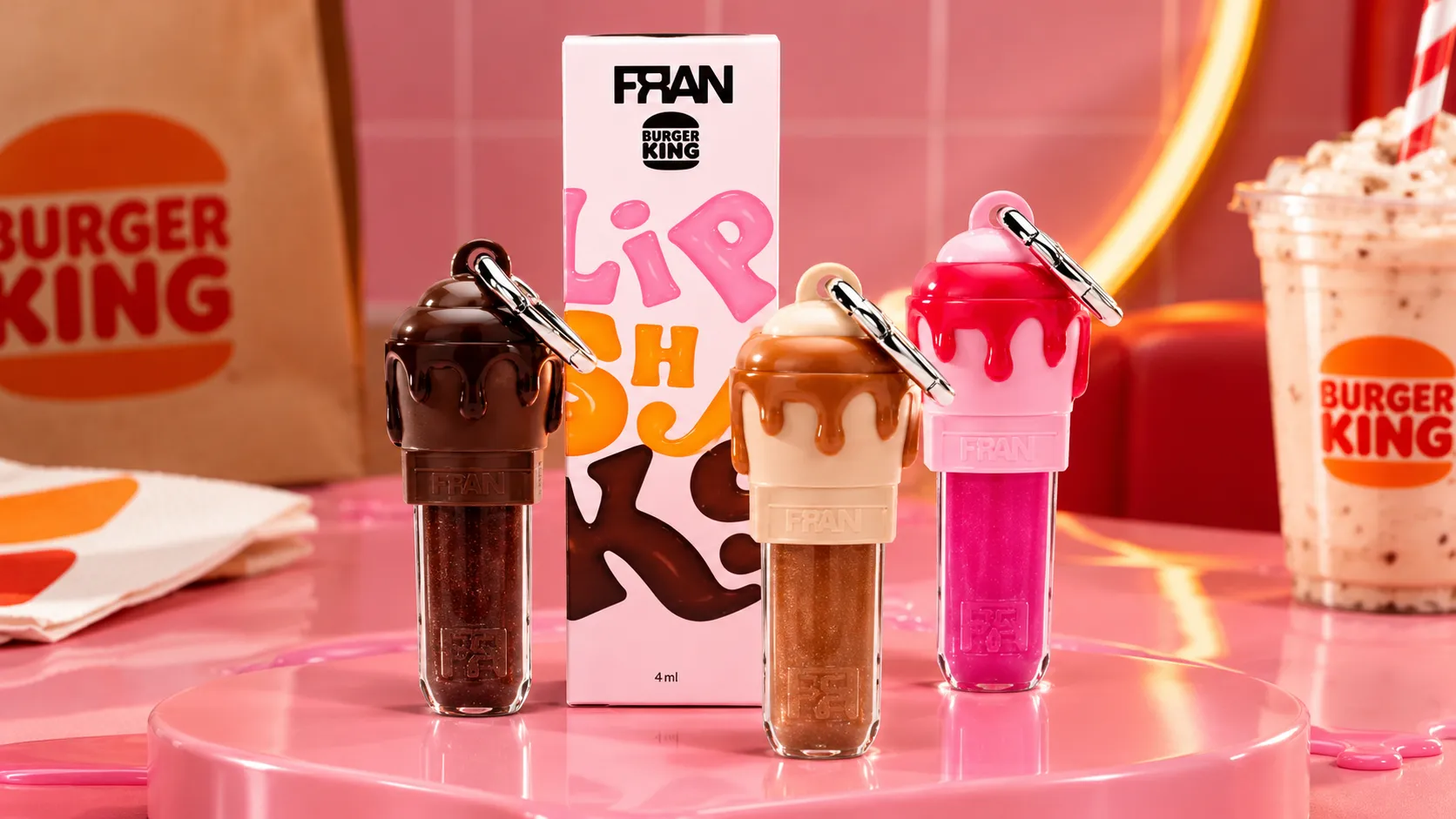 Burger King e Franciny Ehlke lançam LipShakes em edição limitada 1 Burger King e Franciny Ehlke lançam LipShakes em edição limitada