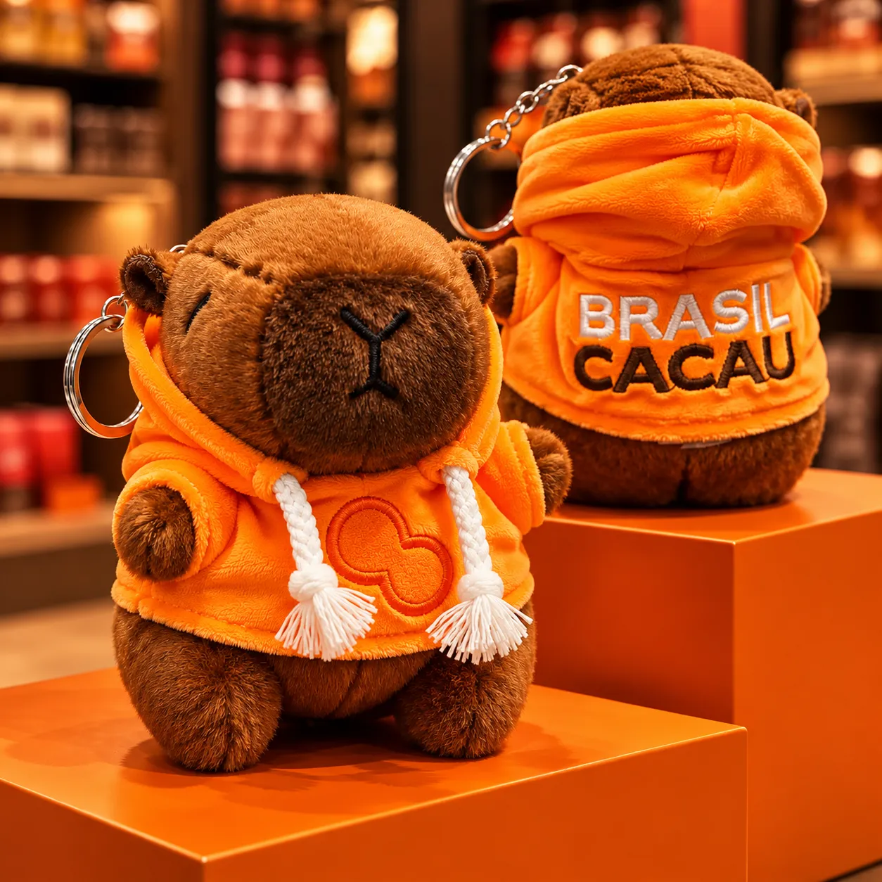 Brasil Cacau transforma capivara em mascote de pelúcia colecionável 1 Imagem do ChatGPT 15 de out de 2026 17 36 05 3 1