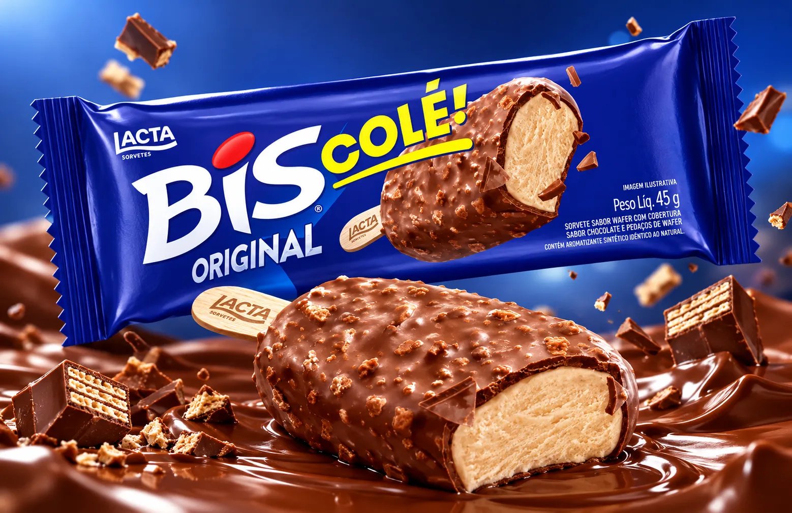 Lacta BIS Cole Original em destaque