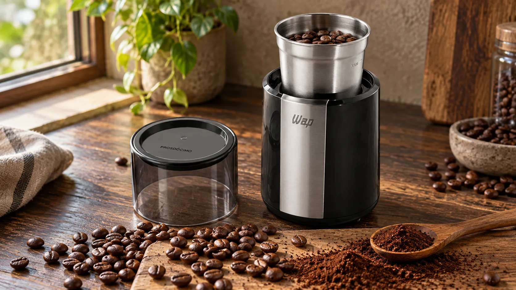 WAP tem de opção de coado ao espresso no Dia Internacional do Café 2 Moedor de cafe com graos e po 2