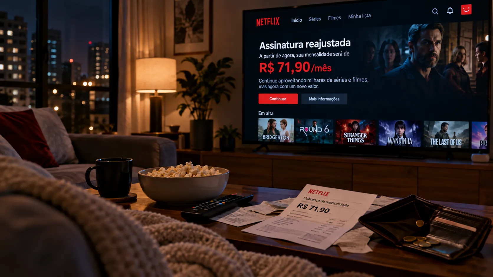 Netflix reajusta planos de assinatura e altera preços no Brasil 1 Noite de Cinema com Nova Mensalidade