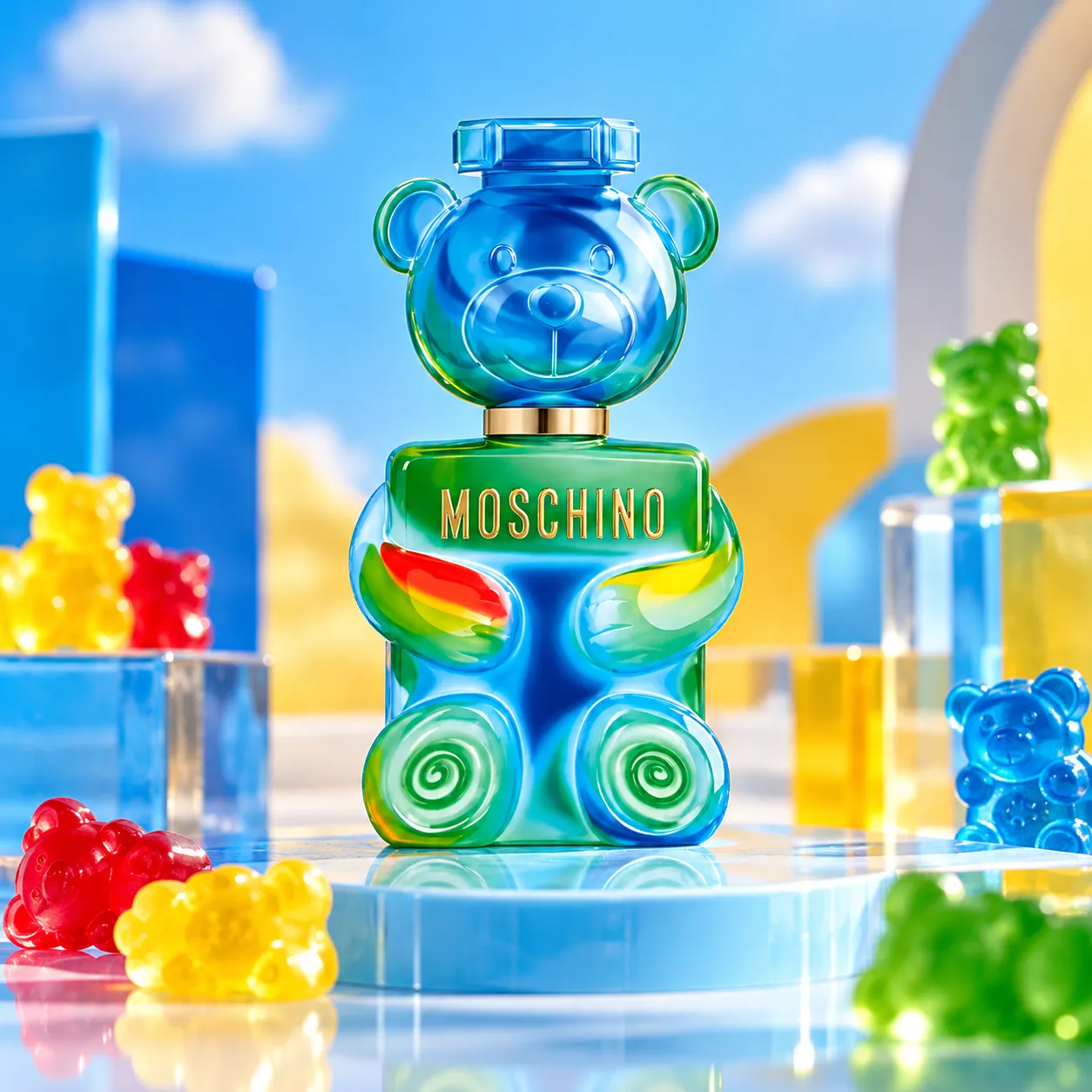 Moschino e Fini lançam perfumes inspirados em doces 2 Perfume Moschino Urso de Goma Colorido 1