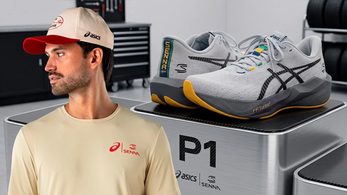 ASICS Senna: Novablast 6 homenageia Interlagos