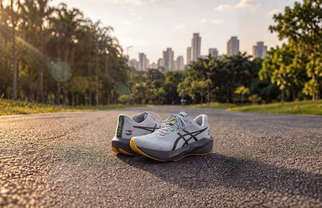 ASICS Senna: Novablast 6 homenageia Interlagos